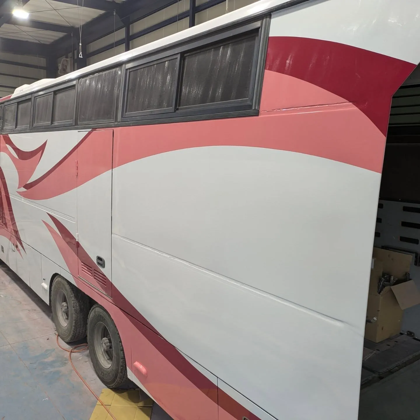 #馬送車の全塗装 