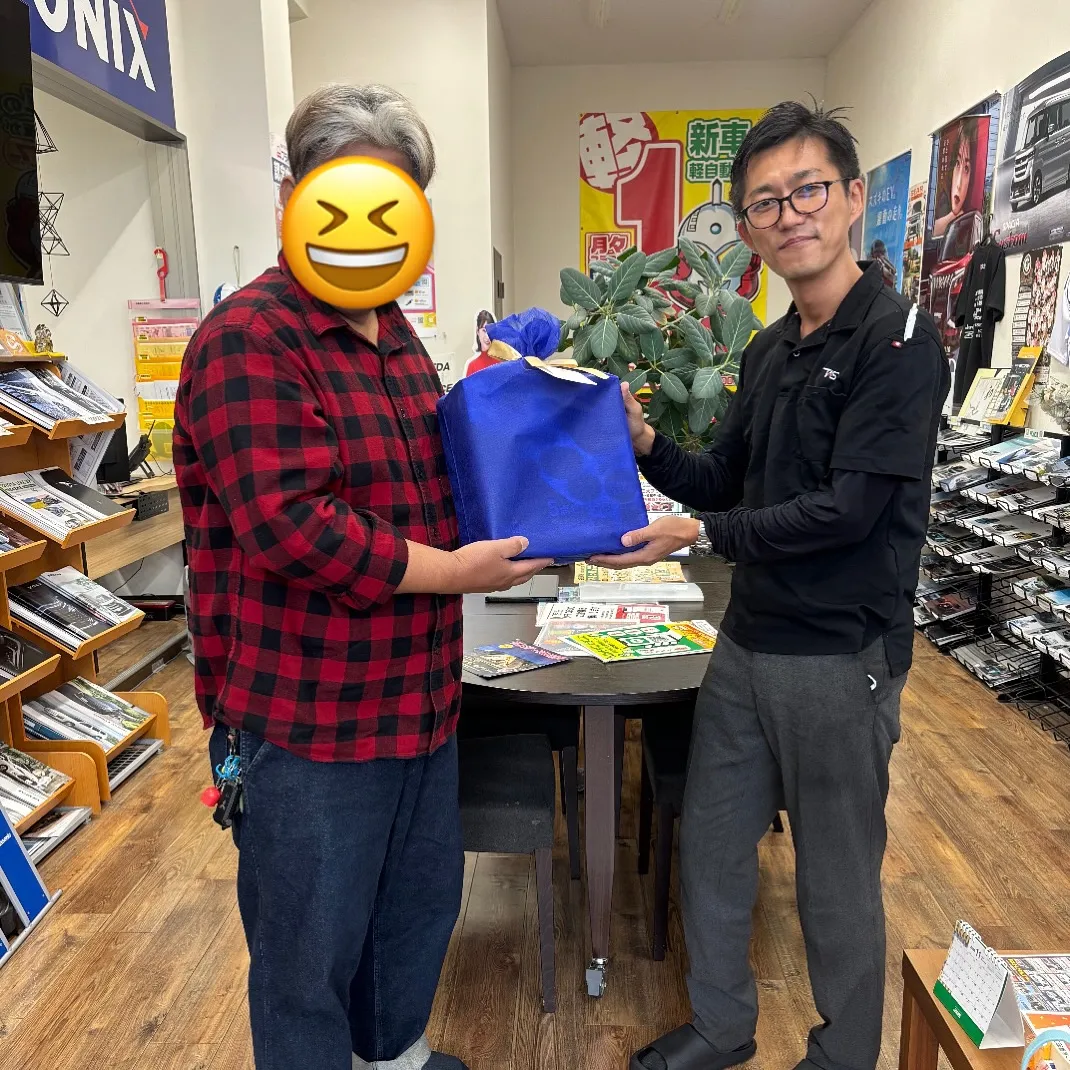 オニキスの雑誌でご応募して当選された方が来店されました🎉🎉